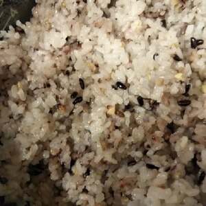 五穀米黒豆ごはん